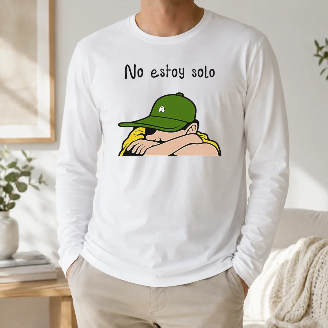 Official Premium No Estoy Solo Charlie Brown Snoopy And Peanuts Gang Hug Long Sleeve Shirt Official Premium No Estoy Solo Charlie Brown Snoopy And Peanuts Gang Hug Long Sleeve Shirt