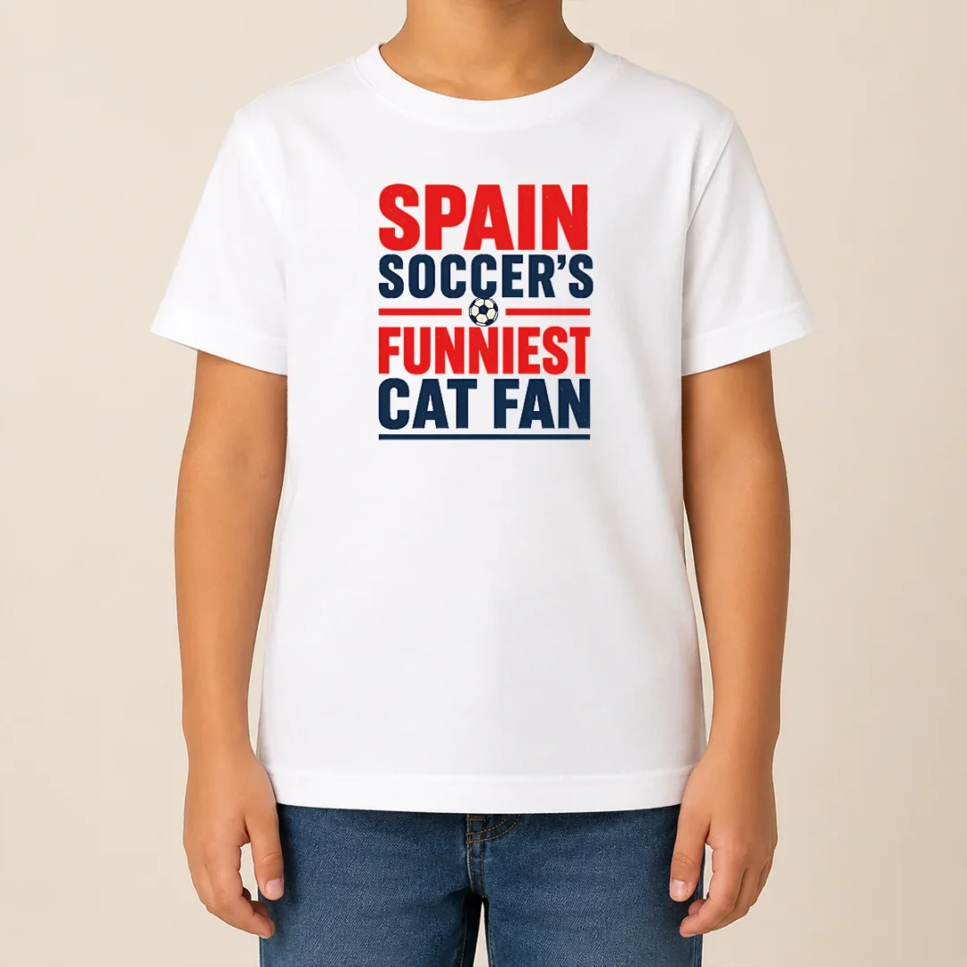 Official Premium Spain Soccer Cat Meme Funny Minimalist Kids T Shirt Official Premium Spain Soccer Cat Meme Funny Minimalist Kids T-Shirt