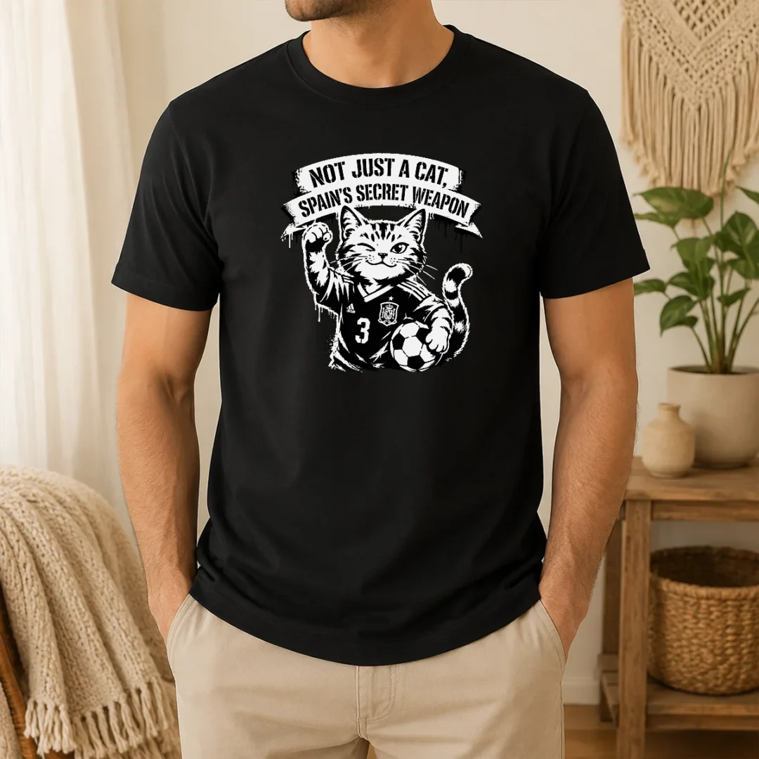 Official Spain Soccer Cat Meme Stencil t shirt Official Spain Soccer Cat Meme Stencil