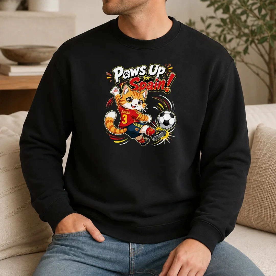 Official Spanish Soccer Cat Meme Anime Sweater Official Spanish Soccer Cat Meme Anime Sweater