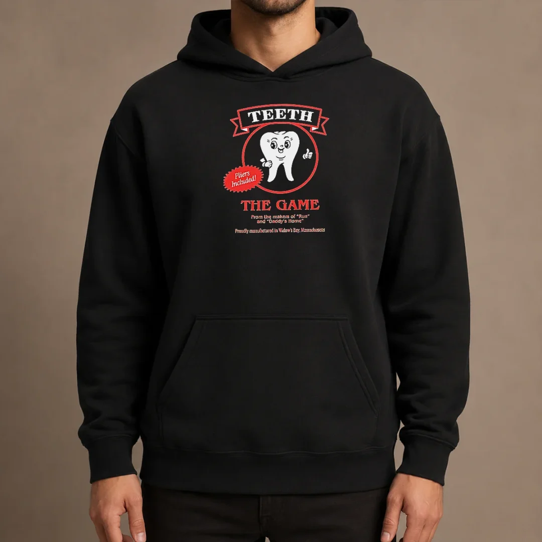 official-teeth-the-game-pliers-included-horror-movie-parody-hoodie Official Teeth The Game Pliers Included Horror Movie Parody Hoodie