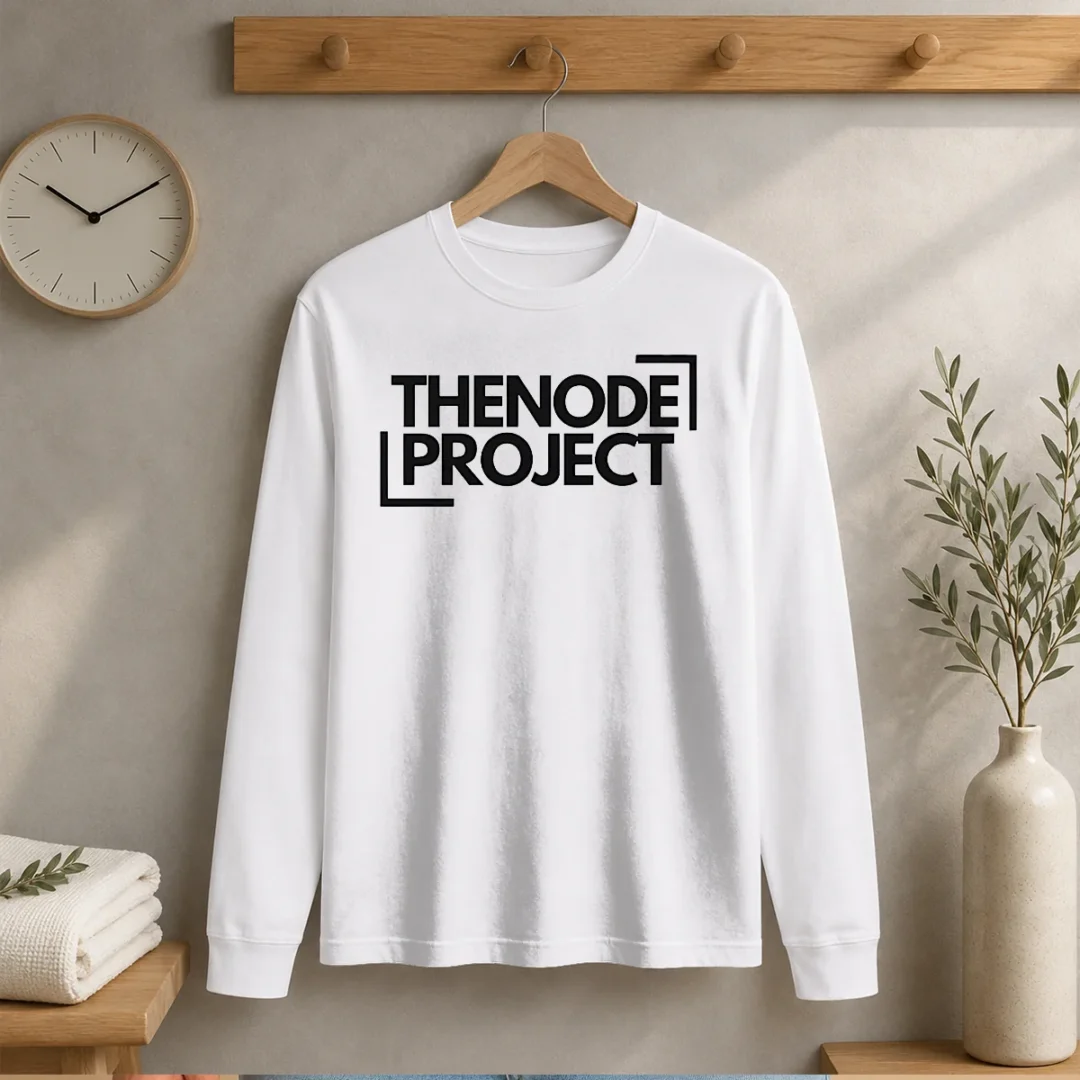 official-the-node-project-branding-long-sleeve-shirt Official The Node Project Branding Long Sleeve Shirt