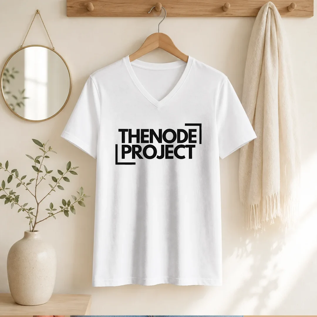 official-the-node-project-branding-v-neck-shirt Official The Node Project Branding V-Neck Shirt