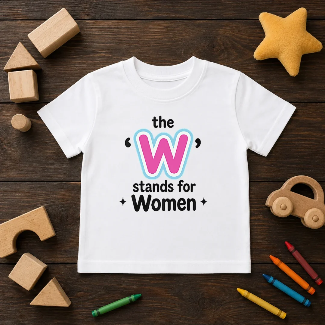 official-the-w-stands-for-women-kids-t-shirt Official The W Stands For Women Kids T-Shirt