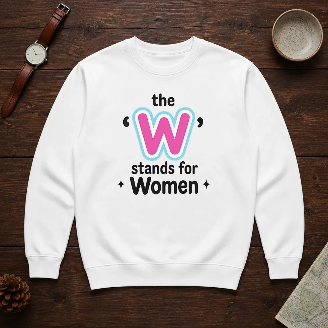 official-the-w-stands-for-women-sweater Official The W Stands For Women Sweater