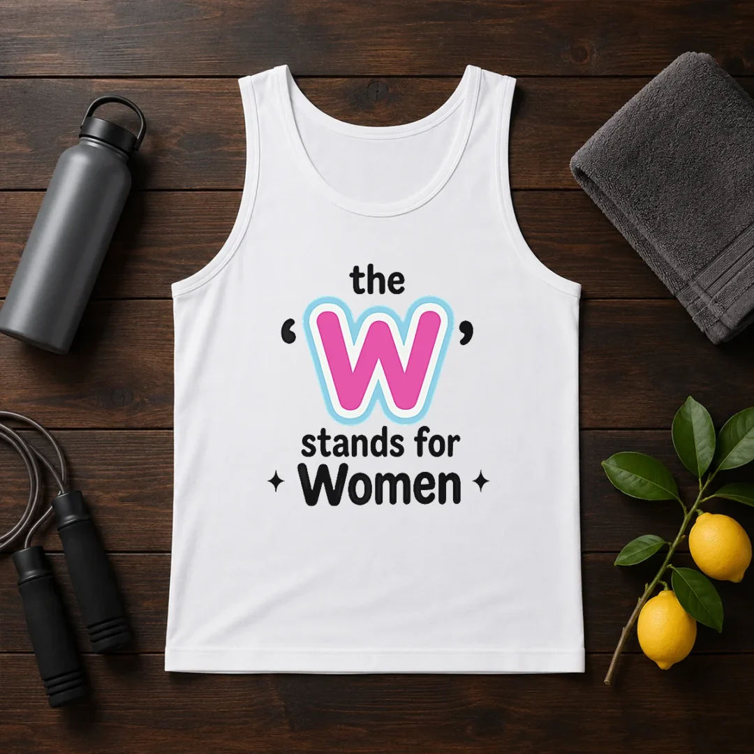 official-the-w-stands-for-women-tank-top Official The W Stands For Women Tank Top