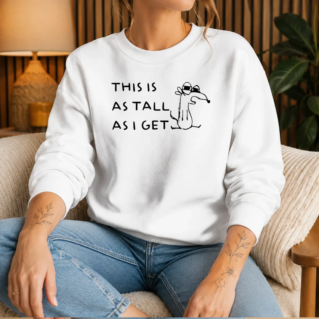 official-this-is-as-tall-as-i-get-cartoon-dog-humor-sweater Official This Is As Tall As I Get Cartoon Dog Humor Sweater