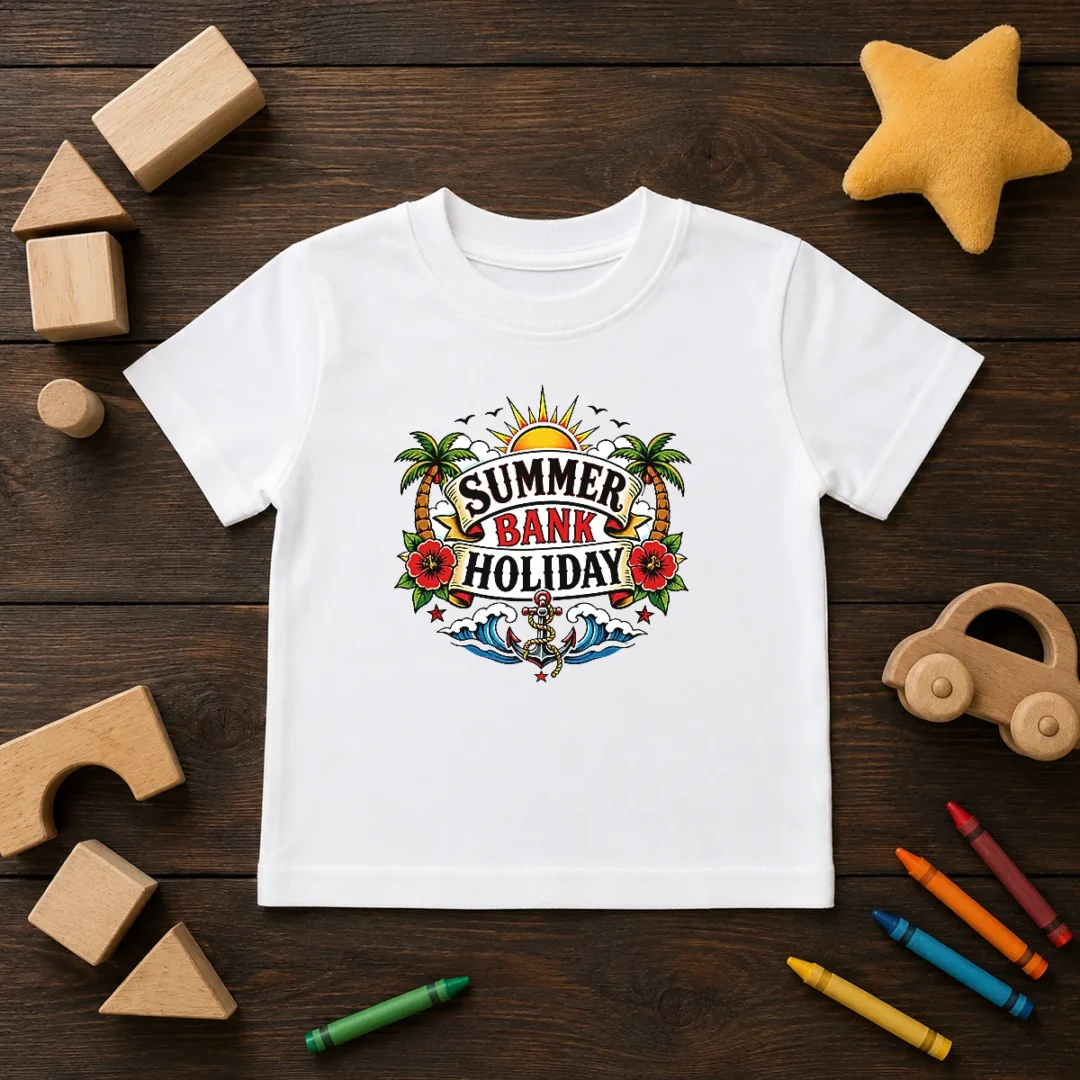 official-traditional-tattoo-summer-bank-holiday-anchor-hibiscus-kids-t-shirt Official Traditional Tattoo Summer Bank Holiday Anchor Hibiscus Kids T-Shirt