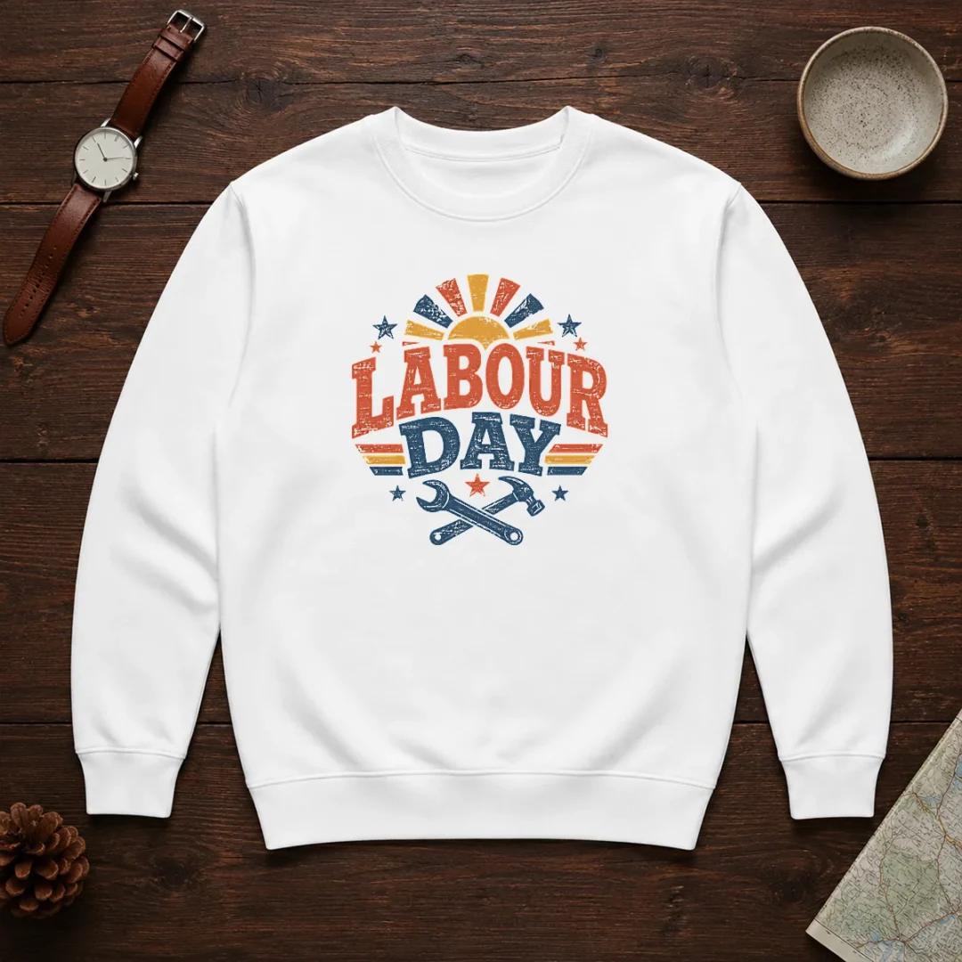 official-vintage-retro-labour-day-sunburst-tools-sweater Official Vintage Retro Labour Day Sunburst Tools Sweater