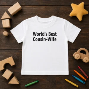 Original World'S Best Cousin Wife Wife Kids T-Shirt
