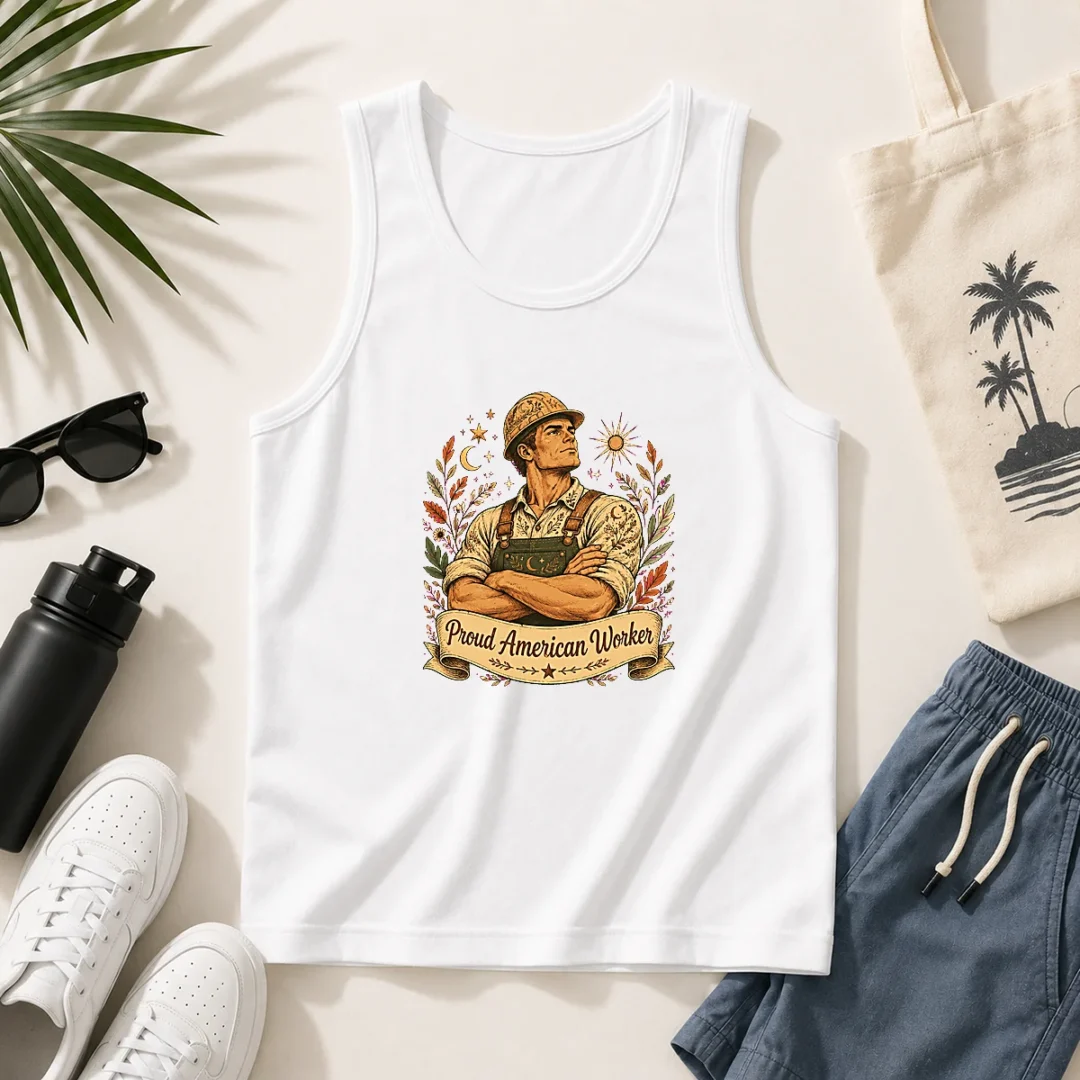 original-american-labour-day-proud-worker-boho-tank-top-1 Original American Labour Day Proud Worker Boho Tank Top