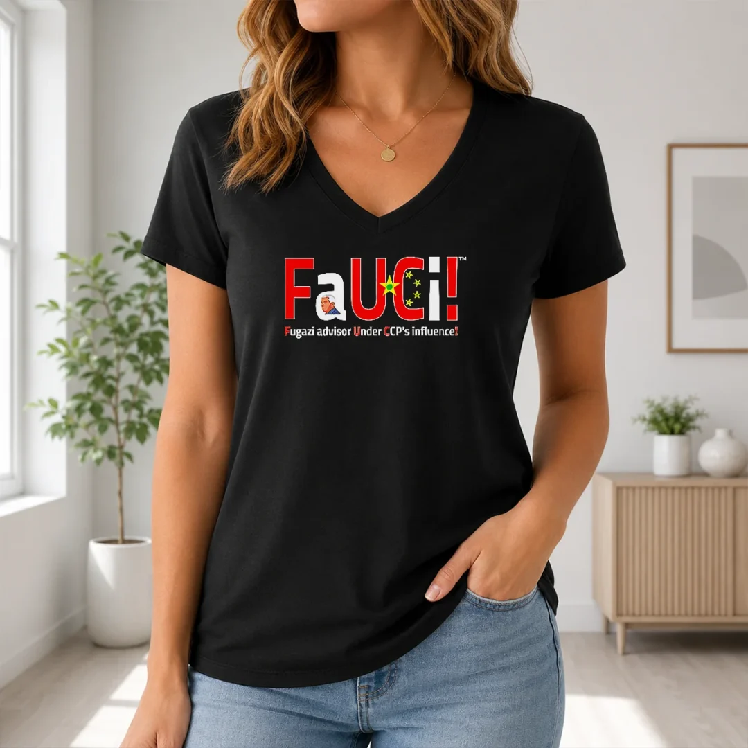 Original Anthony Fauci Fugazi Advisor Under Ccps Influence V Neck Shirt Original Anthony Fauci Fugazi Advisor Under Ccps Influence V-Neck Shirt