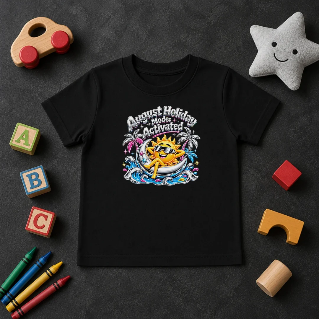 Original August Holiday Y2K For Summer Vibes Kids T Shirt Original August Holiday Y2K For Summer Vibes Kids T-Shirt