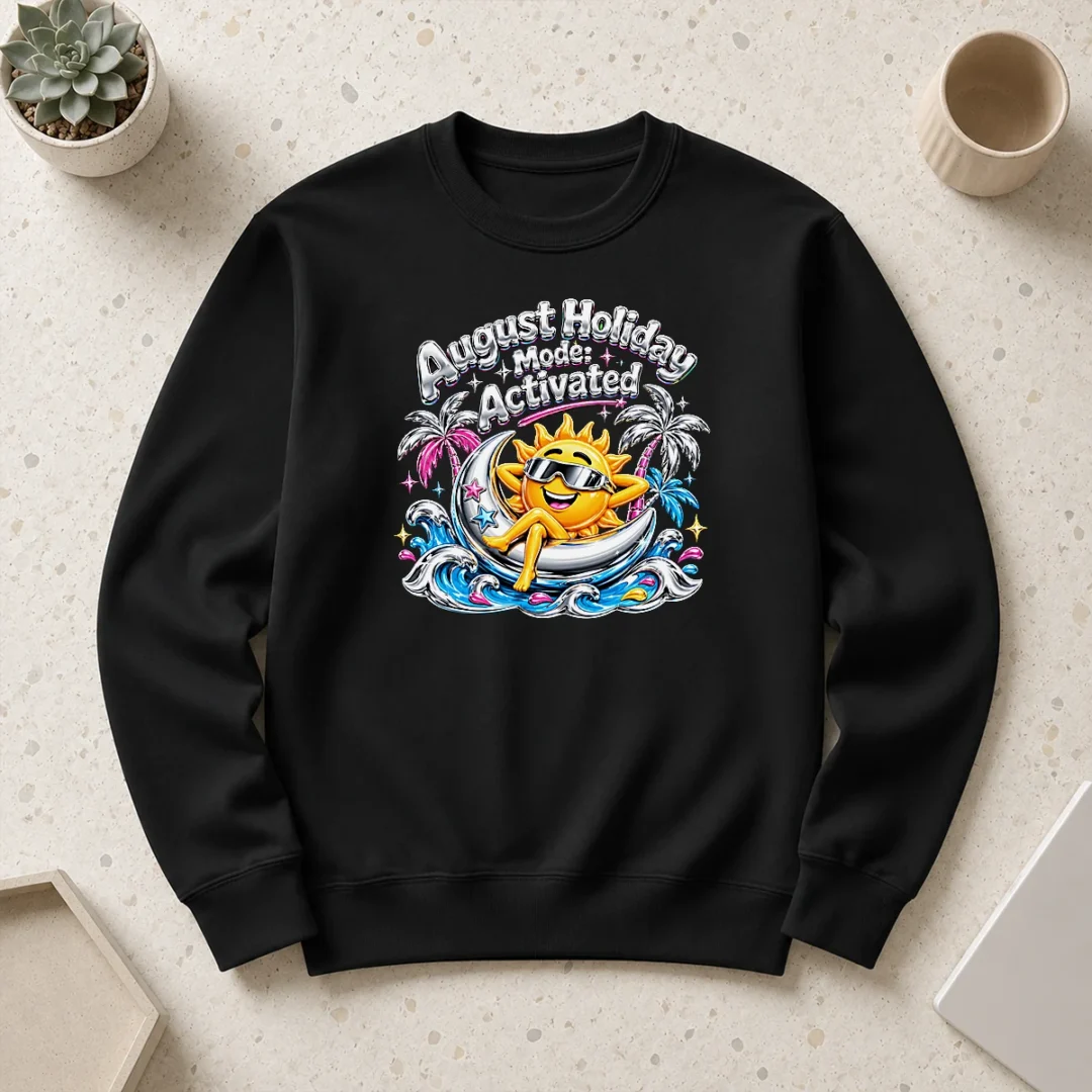 Original August Holiday Y2K For Summer Vibes Sweater Original August Holiday Y2K For Summer Vibes Sweater