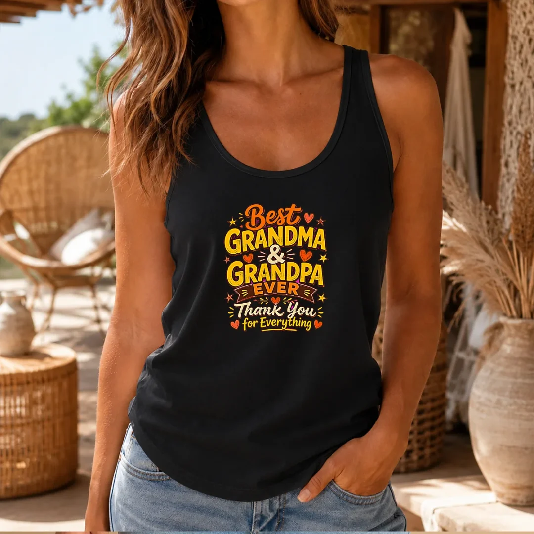 original-grandparents-day-best-grandma-grandpa-ever-doodle-tank-top Original Grandparents Day Best Grandma Grandpa Ever Doodle Tank Top
