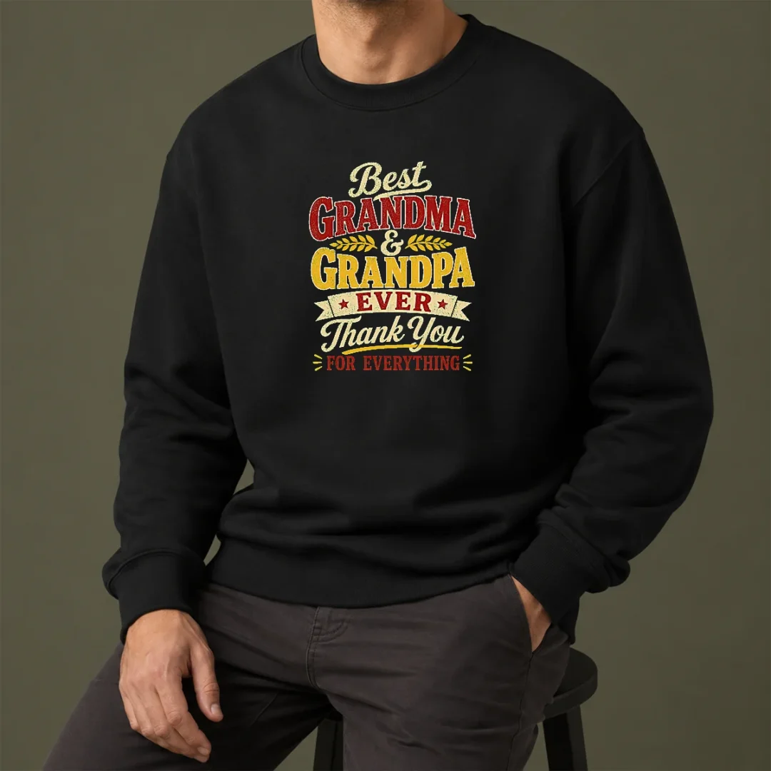 original-grandparents-day-best-grandma-grandpa-typography-sweater-1 Original Grandparents Day Best Grandma Grandpa Typography Sweater