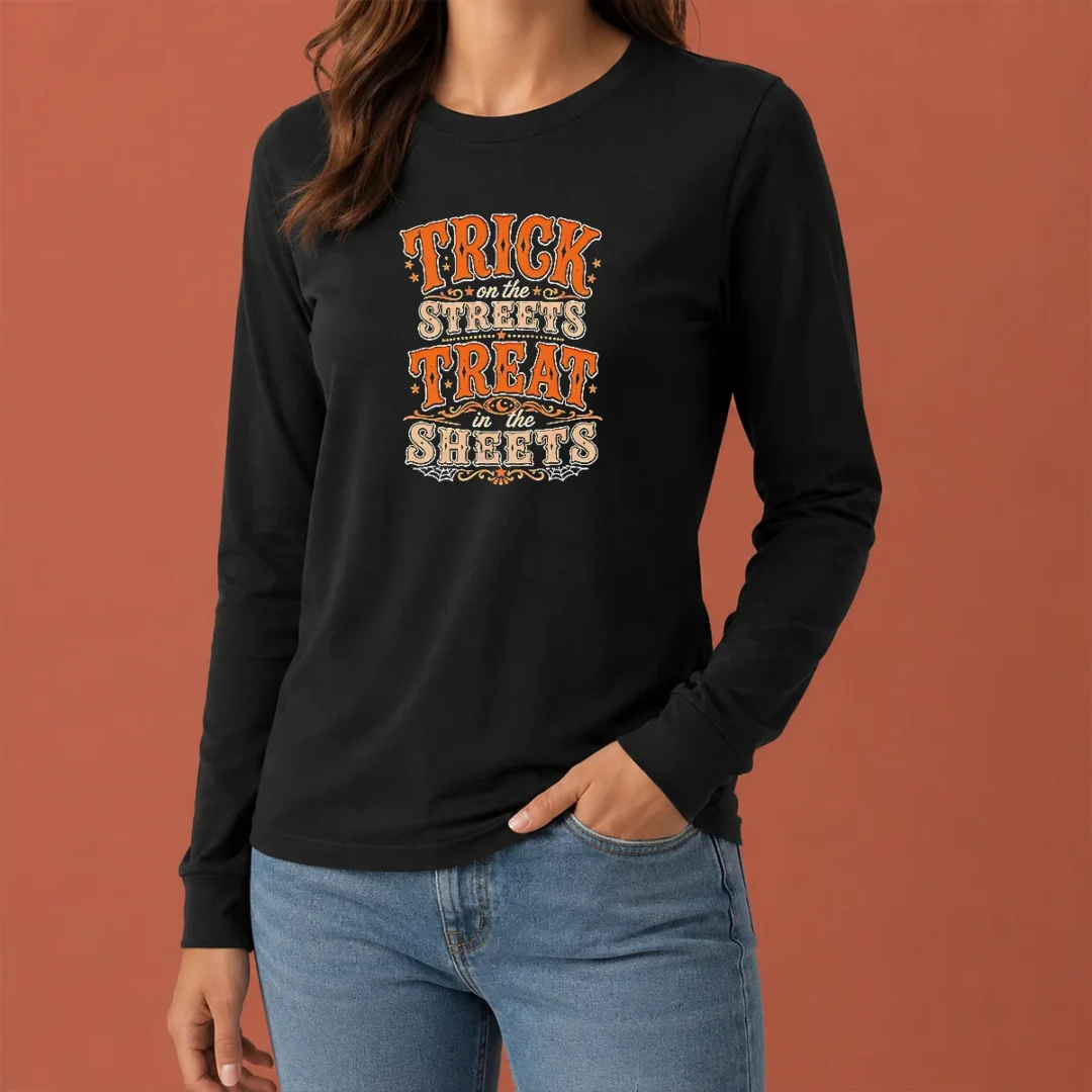 original-halloween-trick-on-the-streets-treat-in-the-sheets-long-sleeve-shirt Original Halloween Trick On The Streets Treat In The Sheets Long Sleeve Shirt