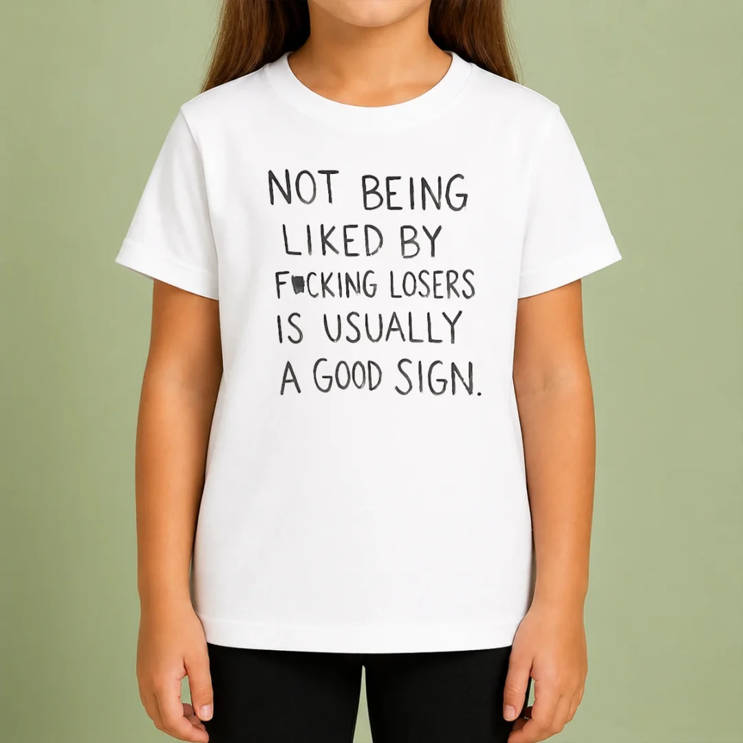 original-nice-not-being-liked-by-fucking-losers-is-usually-a-good-sign-kids-t-shirt Original Nice Not Being Liked By Fucking Losers Is Usually A Good Sign Kids T-Shirt