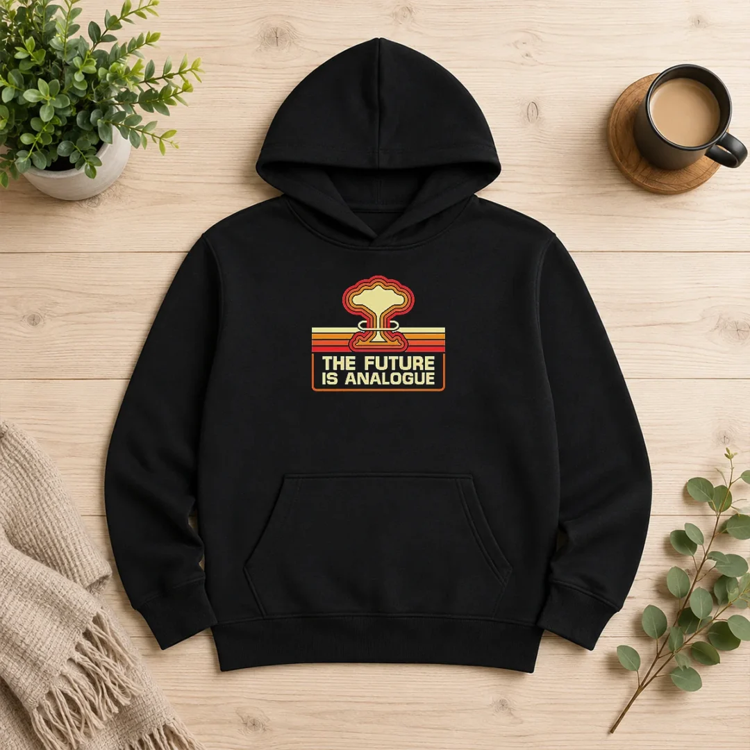 original-pretty-the-future-is-analogue-retro-nuclear-mushroom-cloud-hoodie Original Pretty The Future Is Analogue Retro Nuclear Mushroom Cloud Hoodie