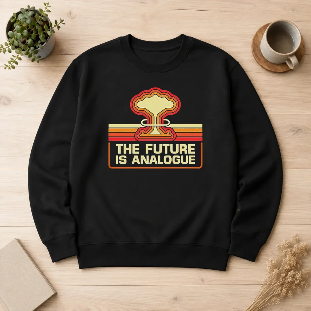 original-pretty-the-future-is-analogue-retro-nuclear-mushroom-cloud-sweater Original Pretty The Future Is Analogue Retro Nuclear Mushroom Cloud Sweater