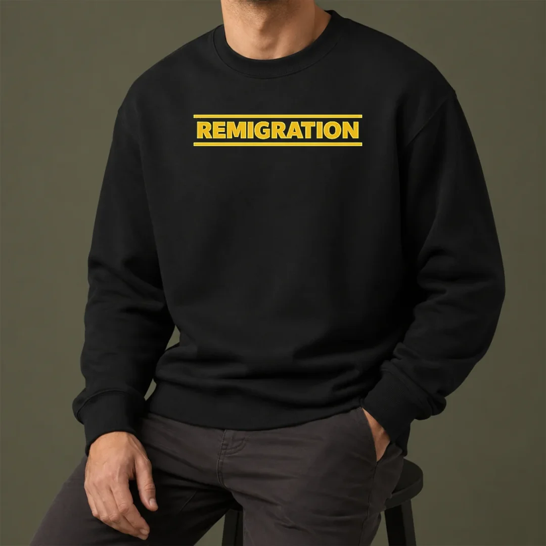 original-remigration-political-migration-policy-sweater Original Remigration Political Migration Policy Sweater
