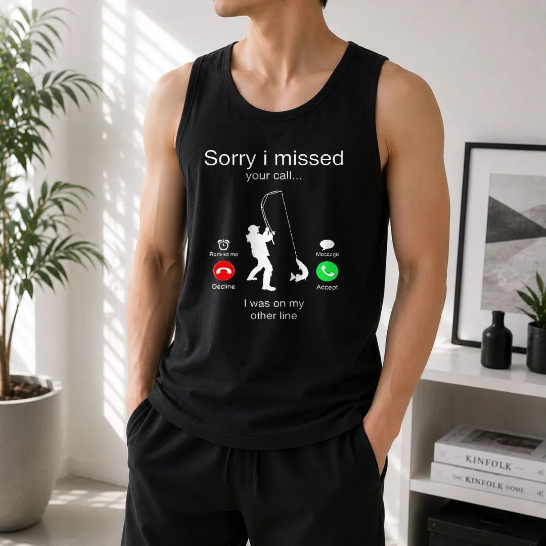 original-sorry-i-missed-your-call-i-was-on-my-other-line-tank-top Original Sorry I Missed Your Call I Was On My Other Line Tank Top