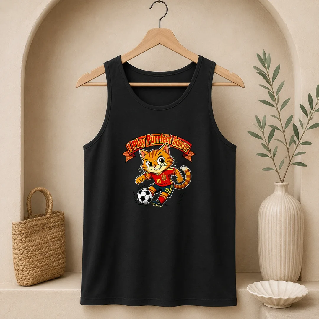 original-spain-soccer-cat-meme-pop-art-tank-top Original Spain Soccer Cat Meme Pop Art Tank Top