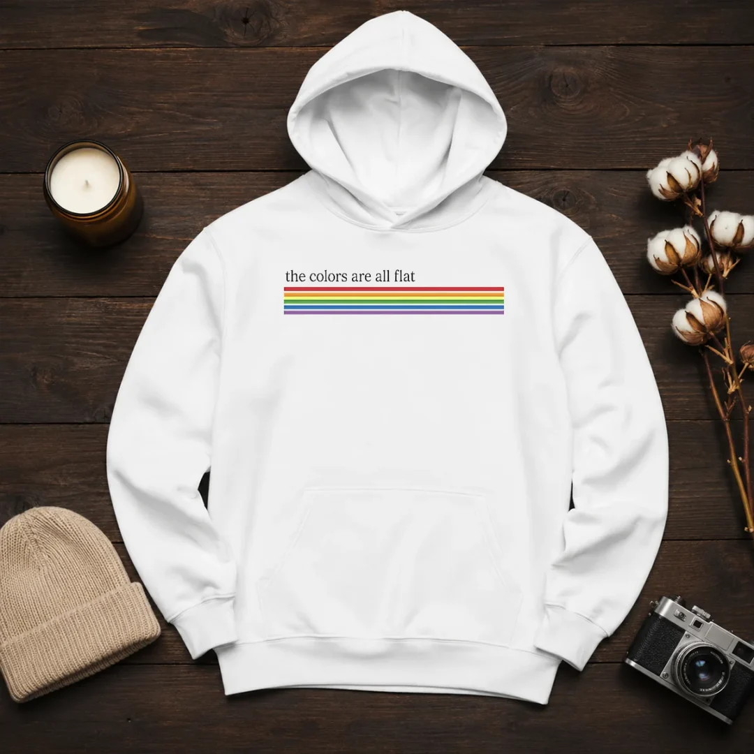 original-the-colors-are-all-flat-rainbow-pride-lgbtq-pride-hoodie-1 Original The Colors Are All Flat Rainbow Pride LGBTQ Pride Hoodie
