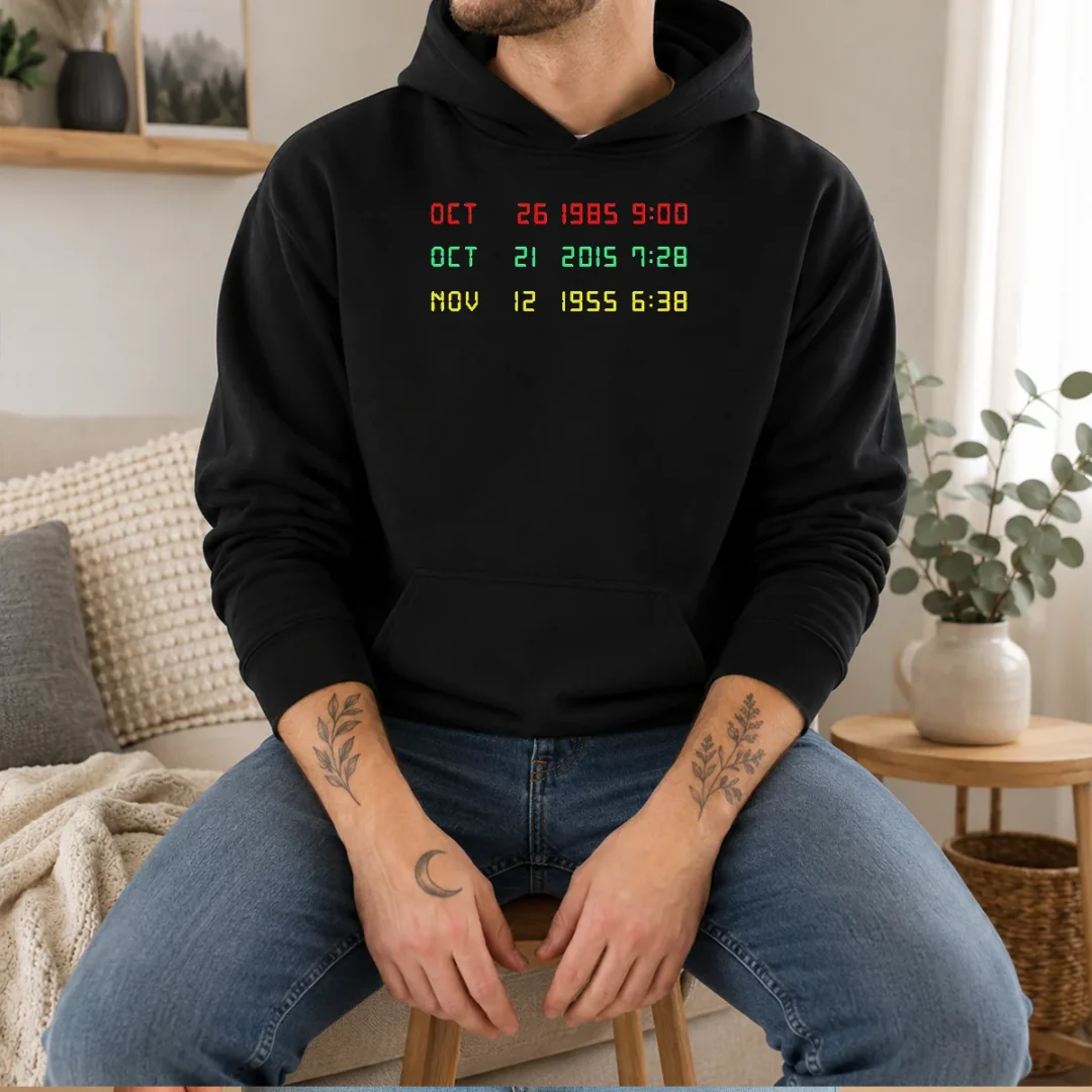 original-time-machine-three-dates-geek-hoodie Original Time Machine Three Dates Geek Hoodie