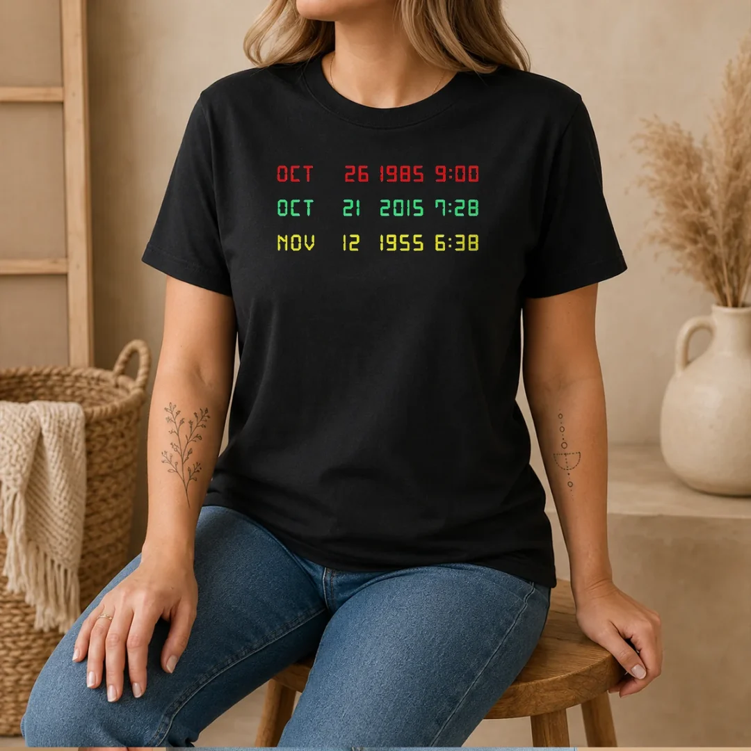 original-time-machine-three-dates-geek-t-shirt Original Time Machine Three Dates Geek