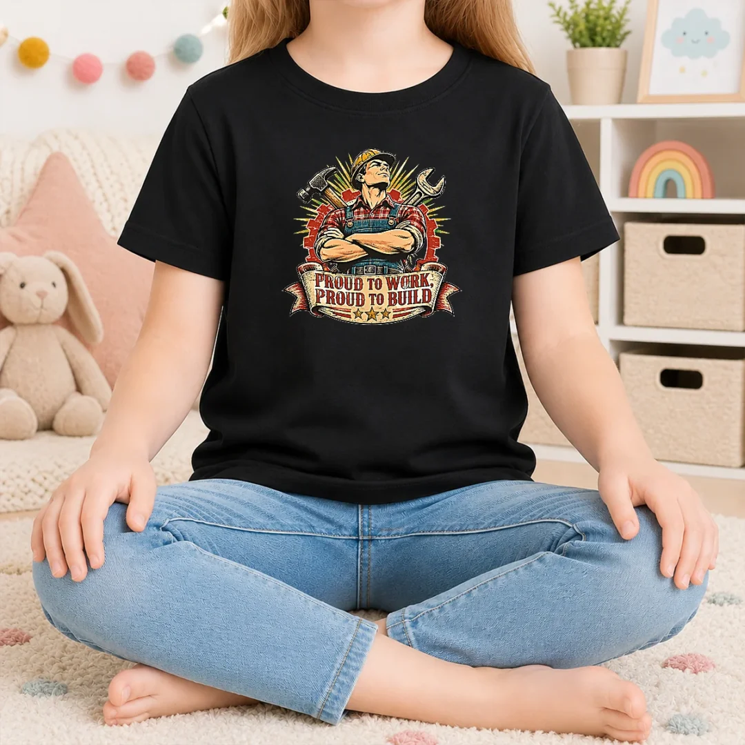 original-vintage-labour-day-proud-worker-graphic-kids-t-shirt-1 Original Vintage Labour Day Proud Worker Graphic Kids T-Shirt