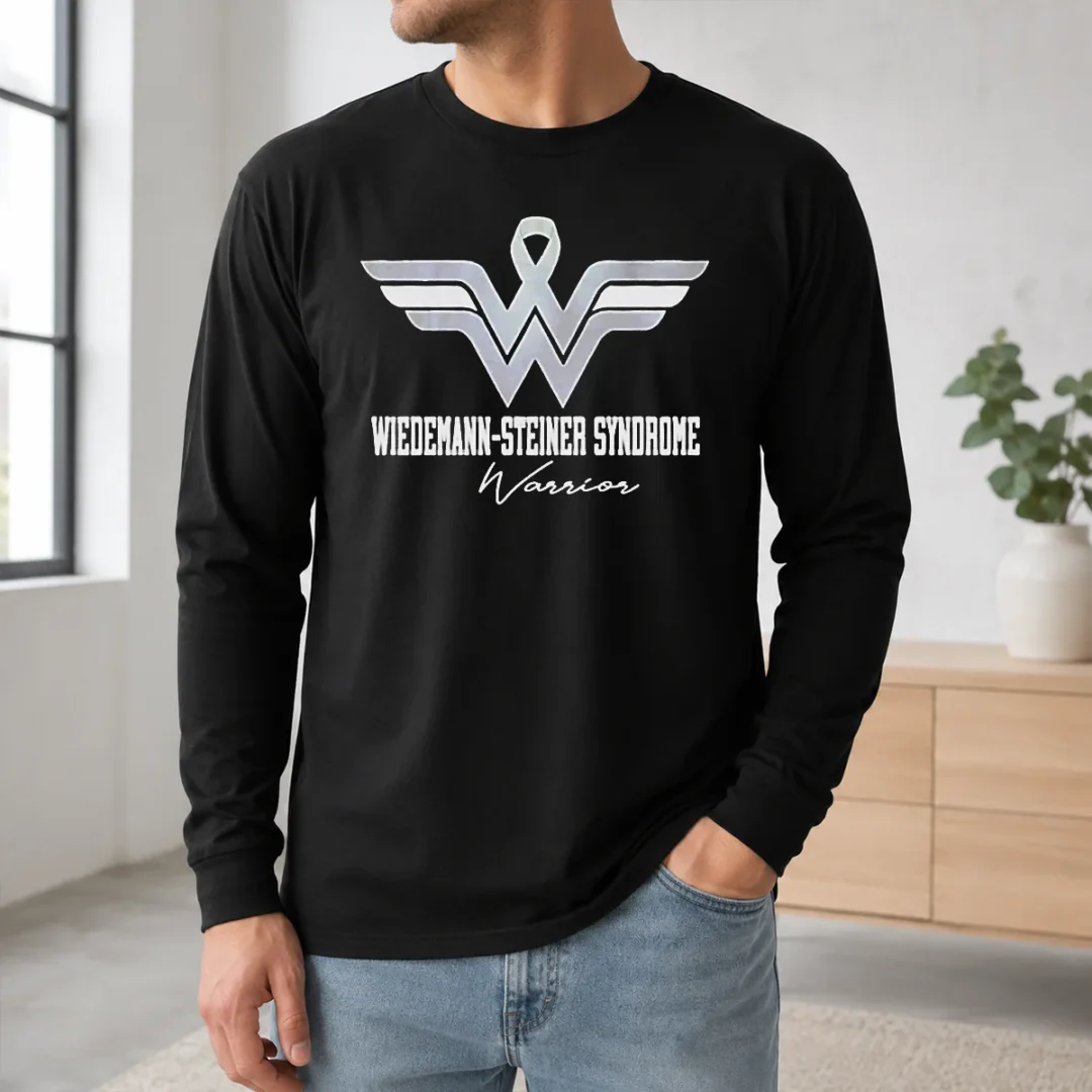 Original Wiedemann Steiner Syndrome Warrior Logo Long Sleeve Shirt Original Wiedemann Steiner Syndrome Warrior Logo Long Sleeve Shirt