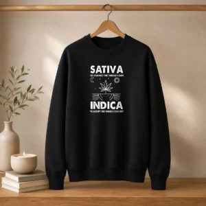 Hot Sativa To Change The Things I Can Indica To Accept The Things I Can Not Sweater