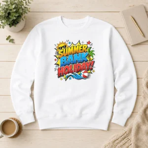 Nice Premium Pop Art Comic Summer Bank Holiday Beach Ball Wave Sweater
