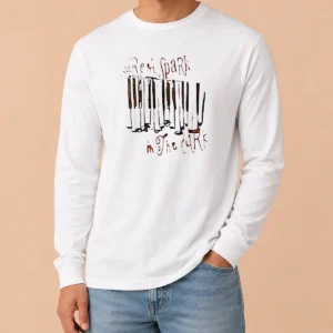 Happy Funny You'Re A Spark In The Dark Long Sleeve Shirt