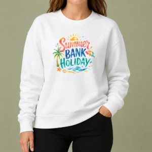 Good Hot Watercolor Summer Bank Holiday Beach Palm Starfish Sweater