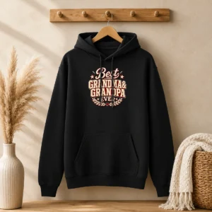 Top Grandparents Day Best Ever Vintage Vector Hoodie