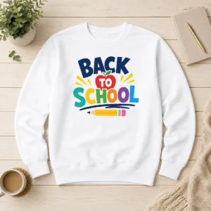 Top Hot Pixel Art Retro Game Back To School Sweater