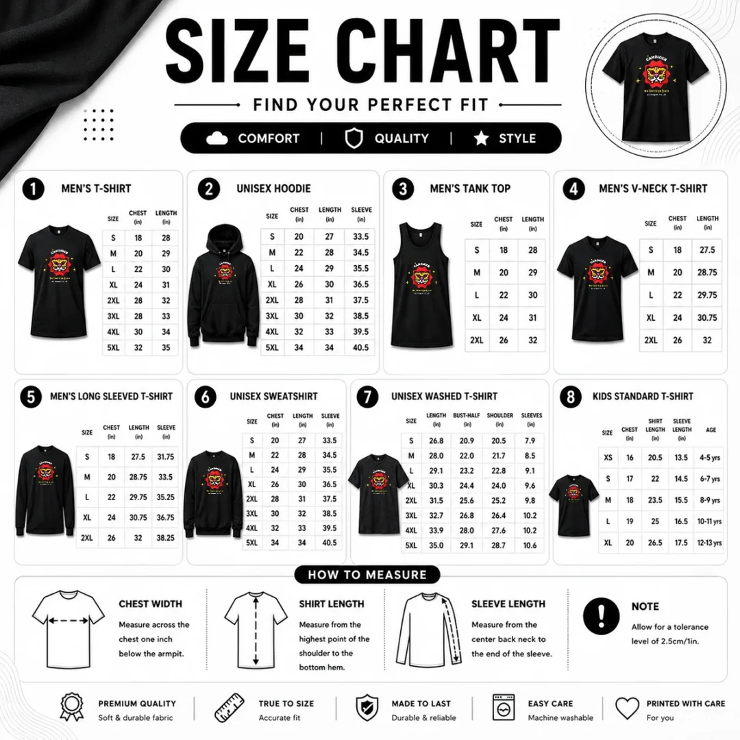 premium-awesome-candiger-the-sovereign-grace-4th-designer-toy-life-size-chart Size chart for Premium Awesome Candiger The Sovereign Grace 4th Designer Toy Life with measurements in inches and cm to help choose the right fit