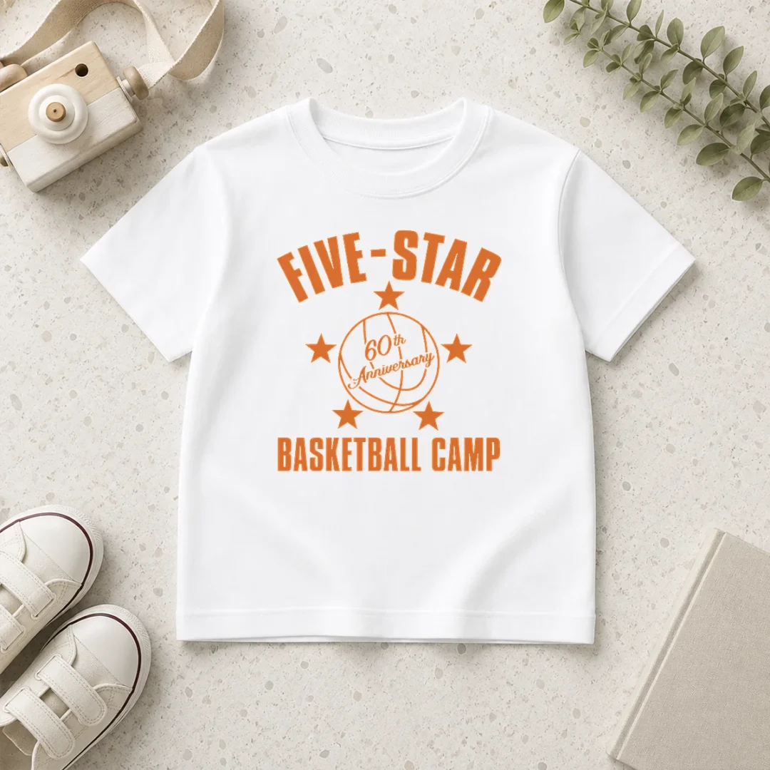 premium-awesome-five-star-basketball-camp-60th-anniversary-kids-t-shirt Premium Awesome Five Star Basketball Camp 60th Anniversary Kids T-Shirt