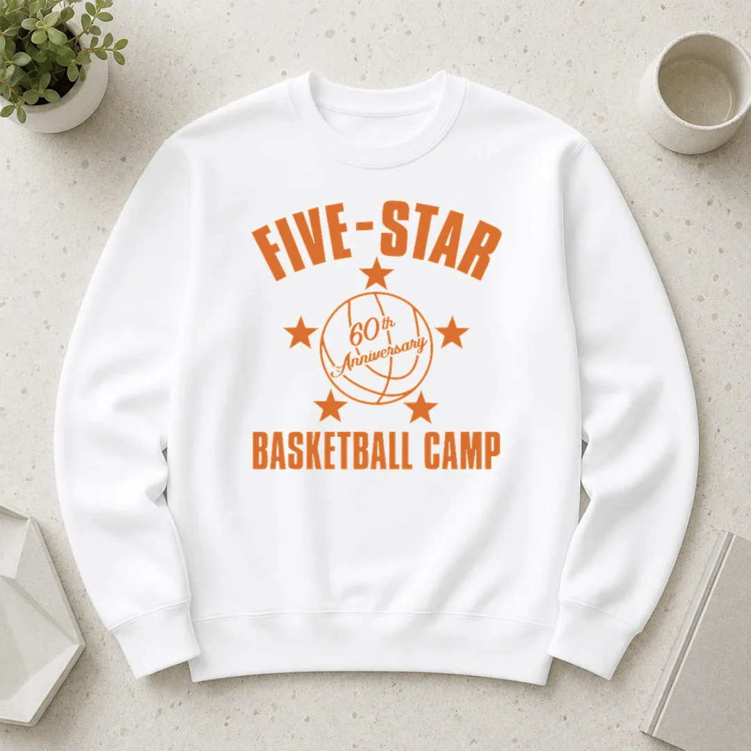 premium-awesome-five-star-basketball-camp-60th-anniversary-sweater Premium Awesome Five Star Basketball Camp 60th Anniversary Sweater