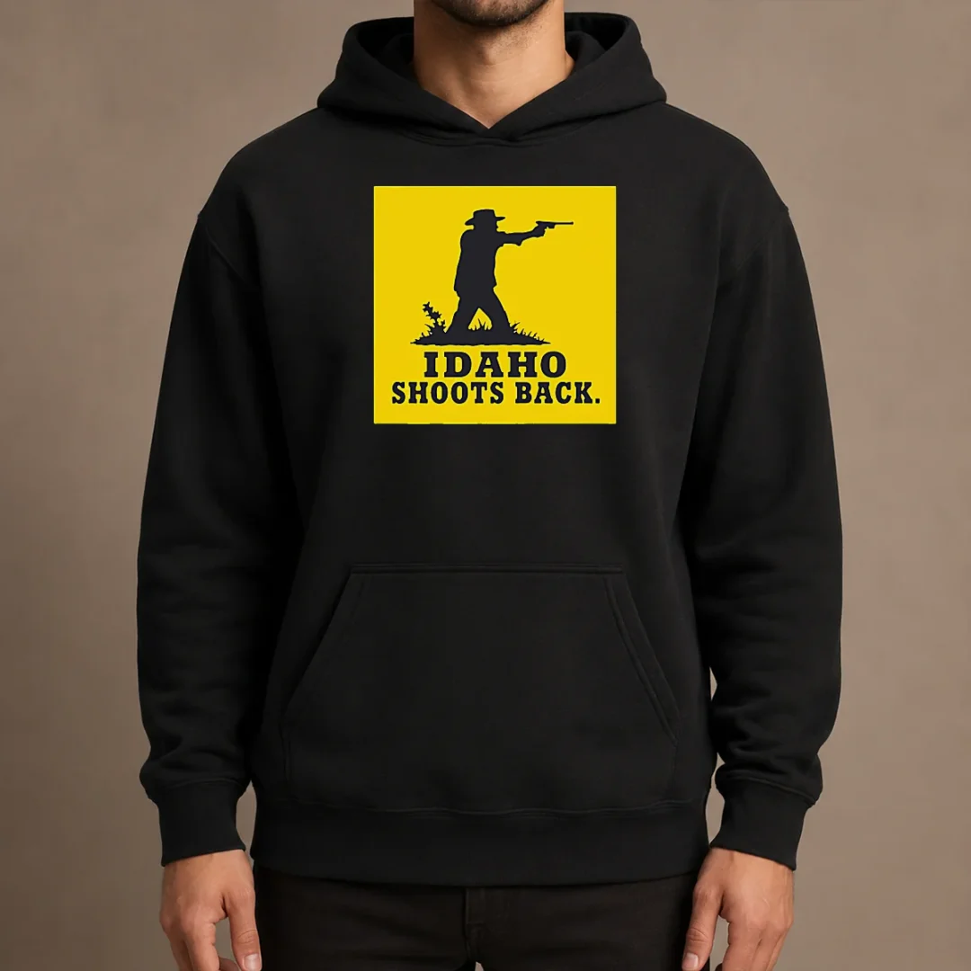 premium-awesome-idaho-shoots-back-hoodie Premium Awesome Idaho Shoots Back Hoodie