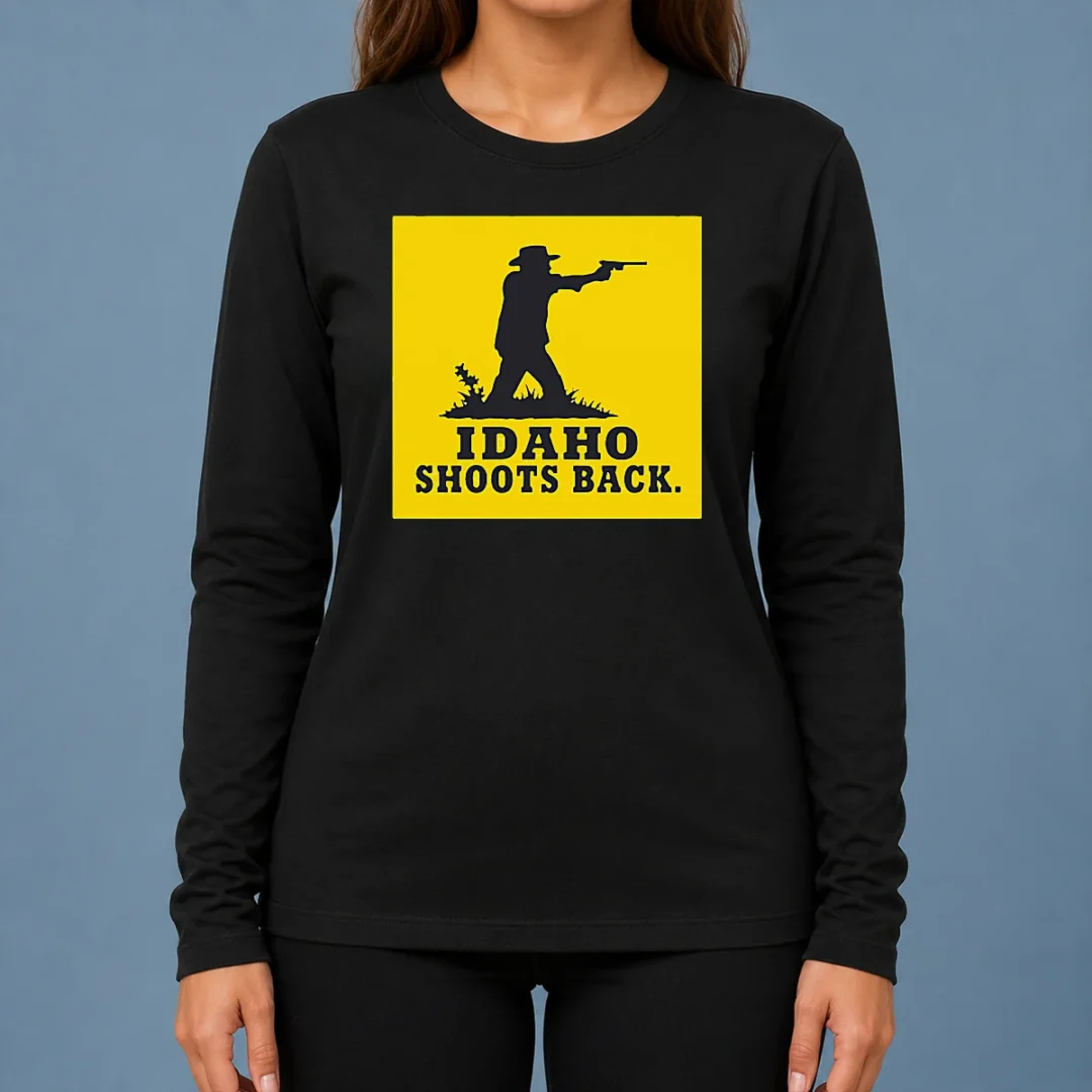 premium-awesome-idaho-shoots-back-long-sleeve-shirt Premium Awesome Idaho Shoots Back Long Sleeve Shirt