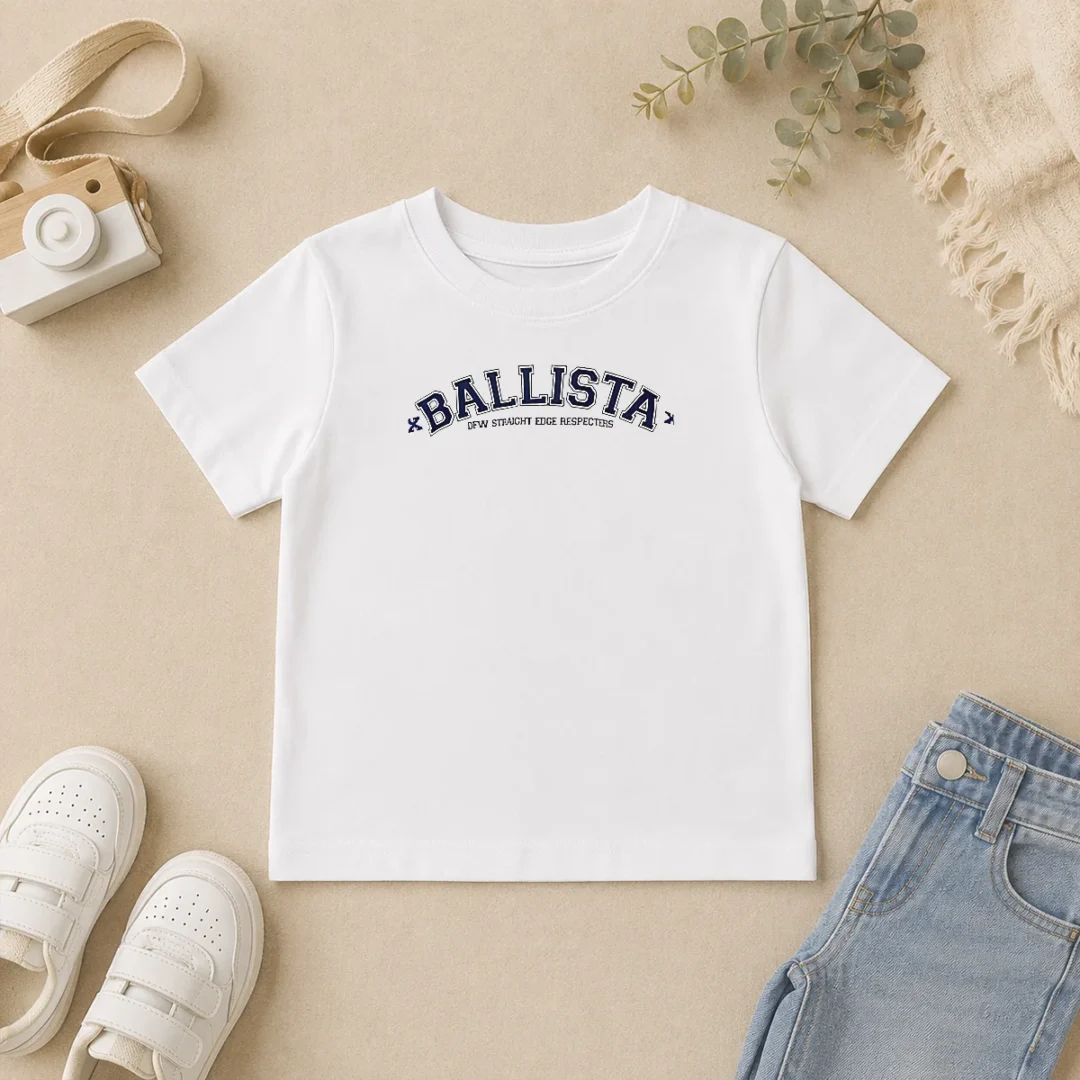 Premium Ballista DFW Straight Edge Respecters Hardcore Kids T Shirt Premium Ballista DFW Straight Edge Respecters Hardcore Kids T-Shirt