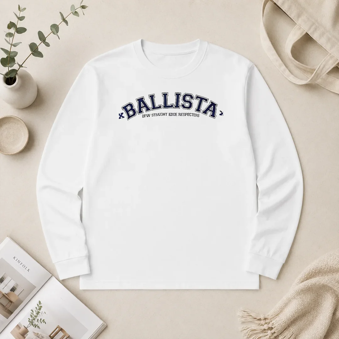 Premium Ballista DFW Straight Edge Respecters Hardcore Long Sleeve Shirt Premium Ballista DFW Straight Edge Respecters Hardcore Long Sleeve Shirt