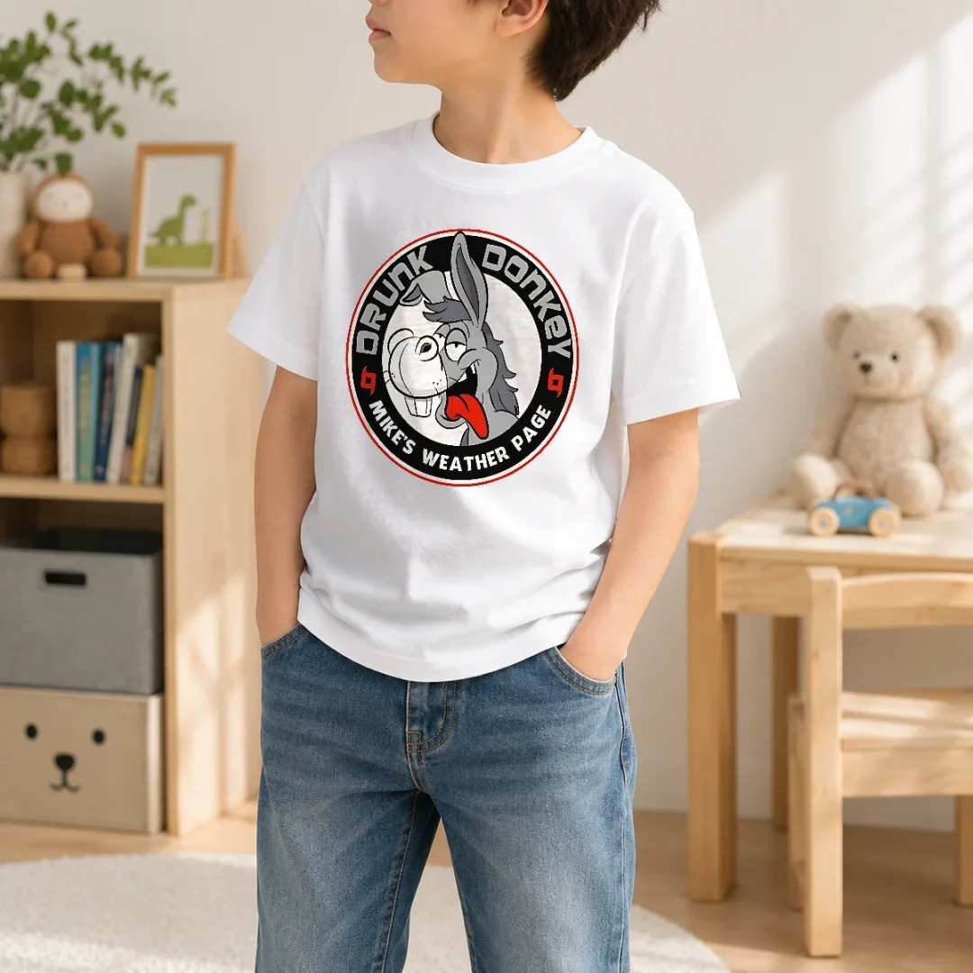 premium-drunk-donkey-mike-s-weather-page-kids-t-shirt-kid-t-shirt Premium Drunk Donkey Mike'S Weather Page Kids T-Shirt
