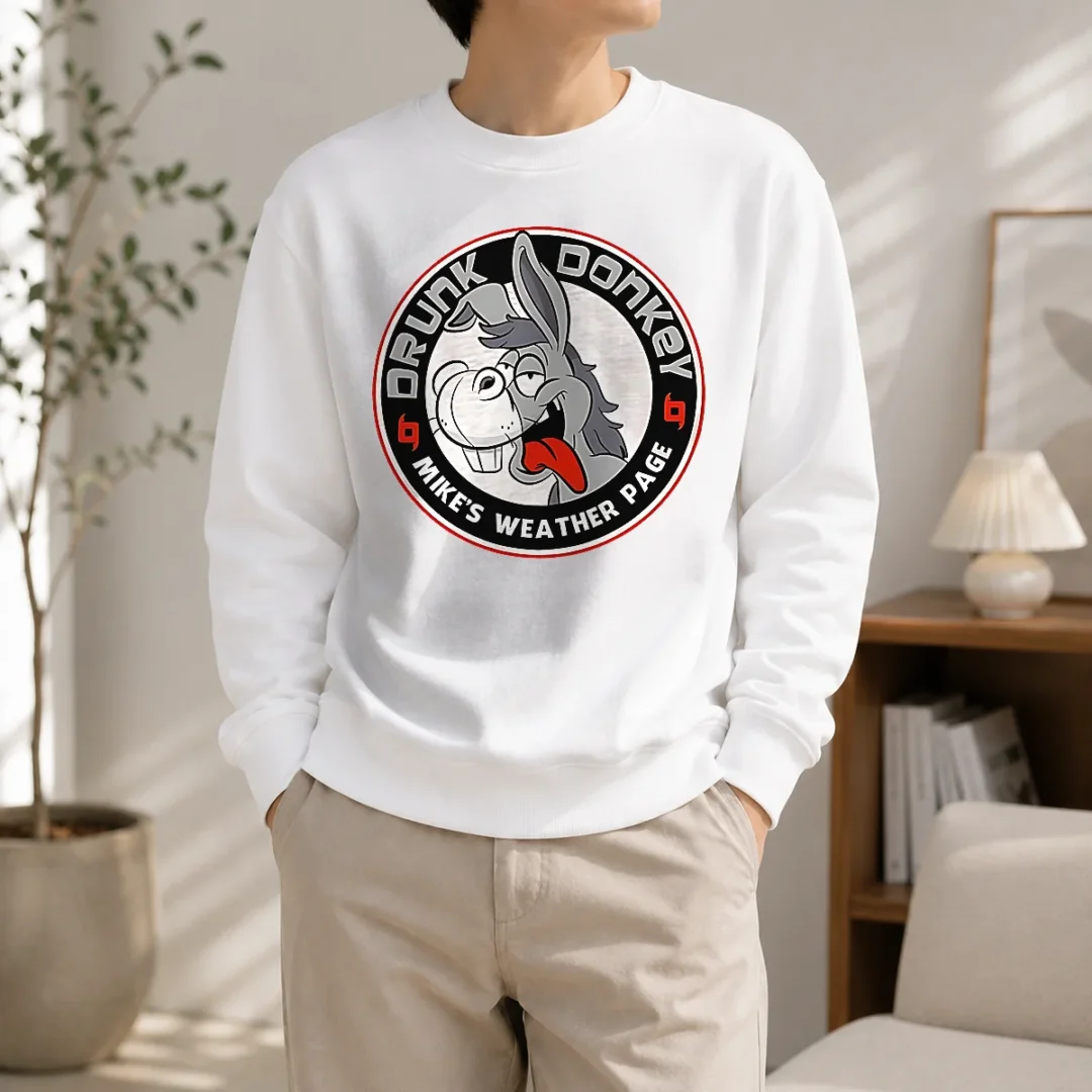 premium-drunk-donkey-mike-s-weather-page-sweater Premium Drunk Donkey Mike'S Weather Page Sweater