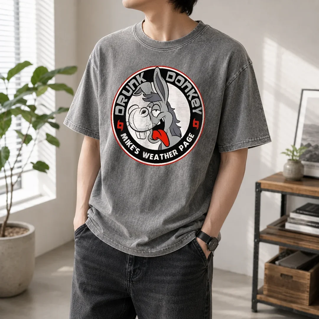 premium-drunk-donkey-mike-s-weather-page-washed-t-shirt Premium Drunk Donkey Mike'S Weather Page Washed T-Shirt