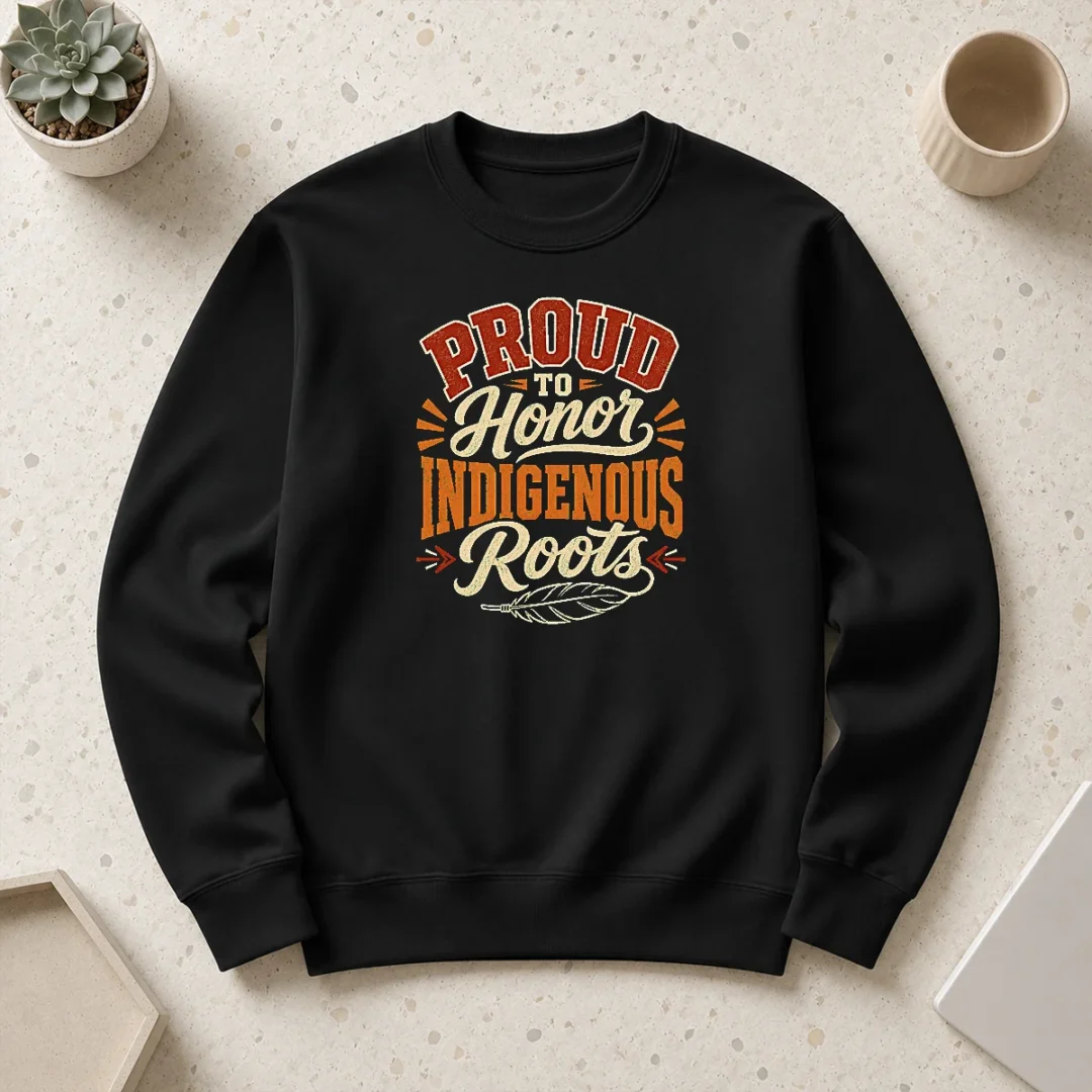 premium-good-celebrate-indigenous-peoples-day-with-typography-sweater Premium Good Celebrate Indigenous Peoples Day With Typography Sweater