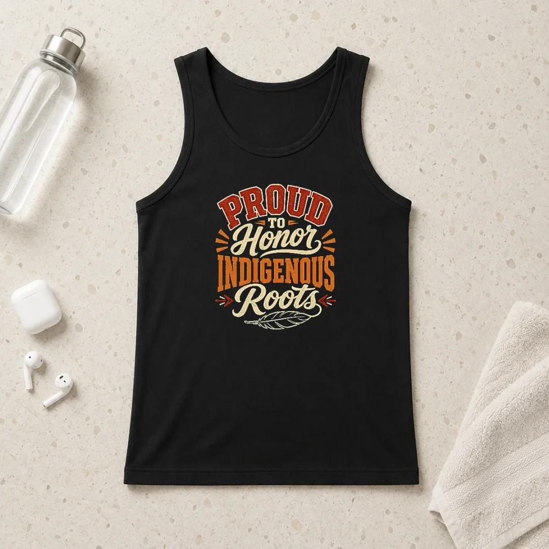 premium-good-celebrate-indigenous-peoples-day-with-typography-tank-top Premium Good Celebrate Indigenous Peoples Day With Typography Tank Top
